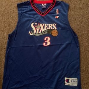 BOYS XL (18-20) Allen Iverson 76ers Jersey